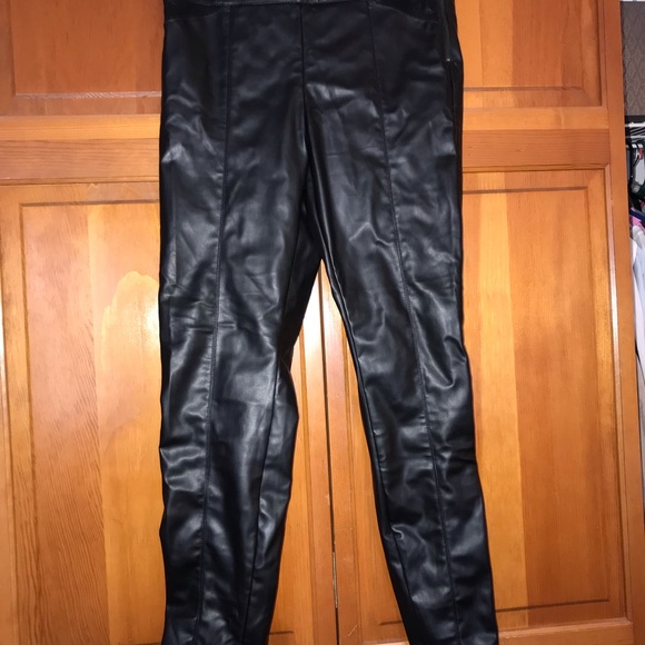 Zara Faux leather leggings - Picture 4 of 8